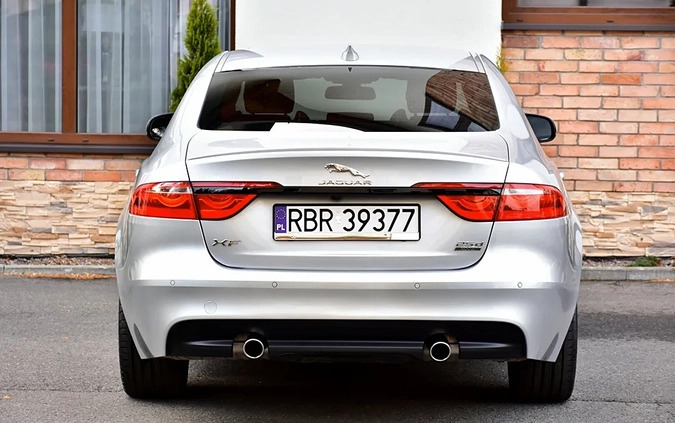 Jaguar XF cena 88900 przebieg: 146912, rok produkcji 2017 z Ustroń małe 742